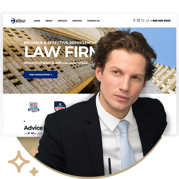 AI-generated Legal Website
